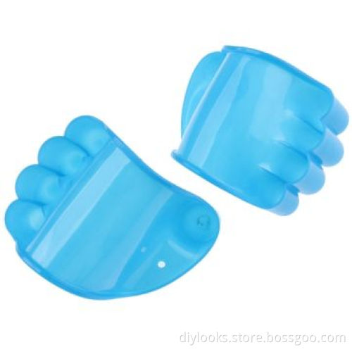 Silicone and Plastic Multifunction Human Body for Hands Massage MittsNew